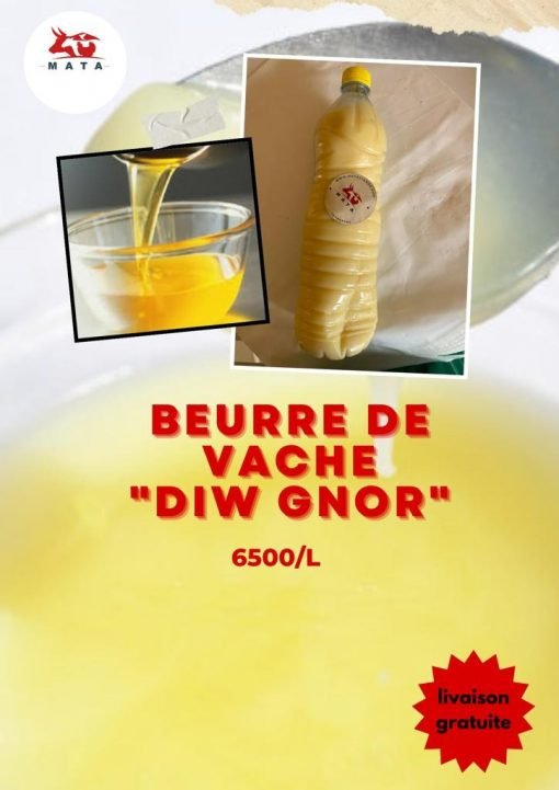 Beurre de vache "Diw Nior"